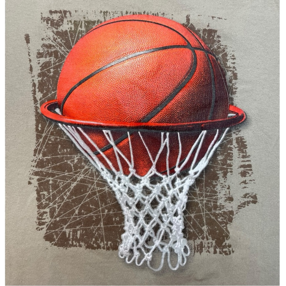 Vintage 90s No Boundaries Basketball Hoop Shirt Size XL - Picture 2 of 11